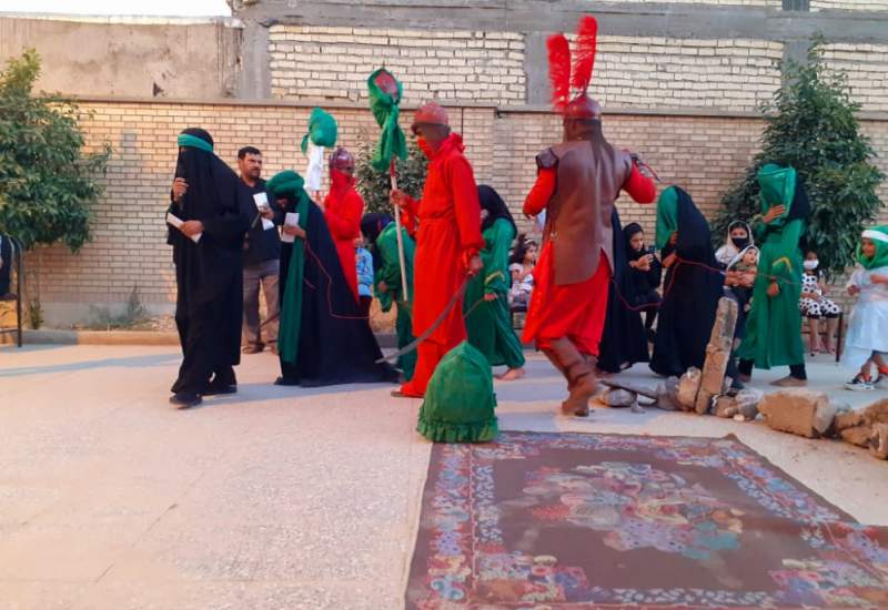 مراسم تعزیه خوانی در دهدشت برگزار شد