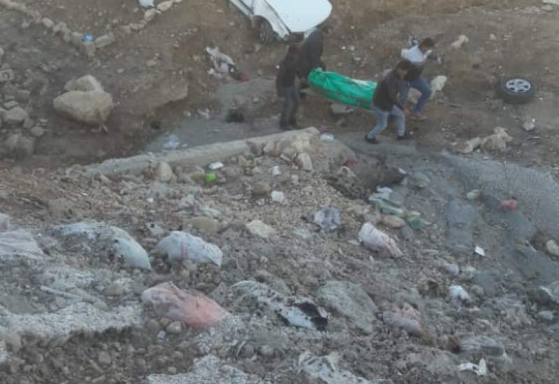 یک کشته و دوزخمی براثر واژگونی خودرو در یاسوج