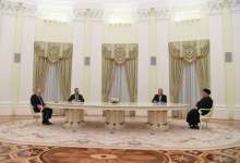 رئیسی با «پوتین» دیدار کرد / نماز خواندن رئیسی در کاخ کرملین روسیه + فیلم و تصاویر  