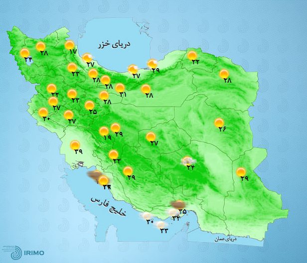 آب و هوای تهران آب و هوای کشور