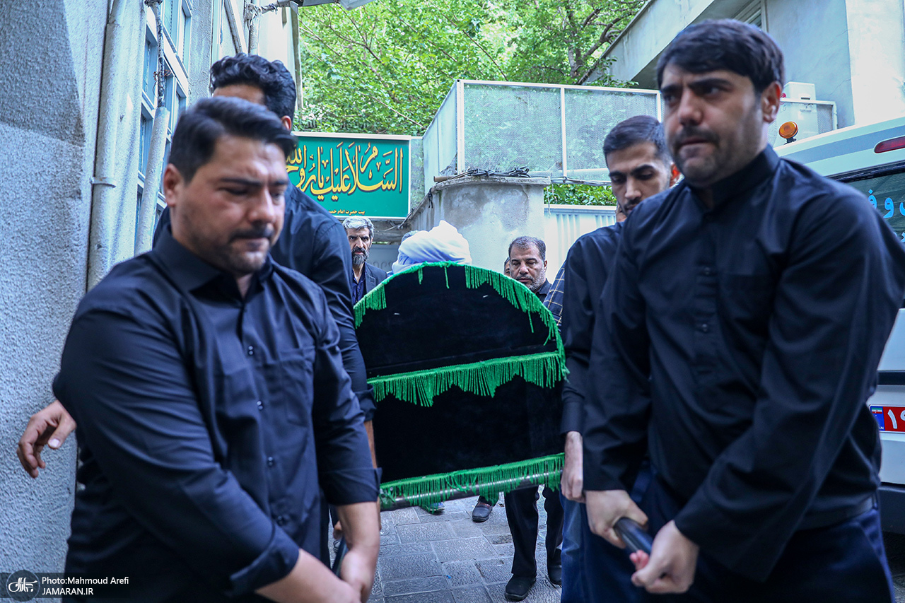 مراسم تشییع آیت الله شیخ حسن صانعی