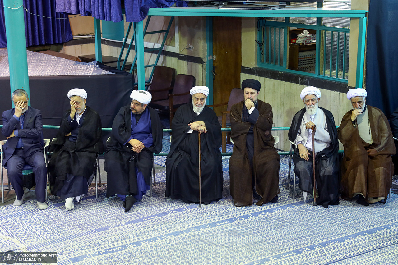 مراسم تشییع آیت الله شیخ حسن صانعی