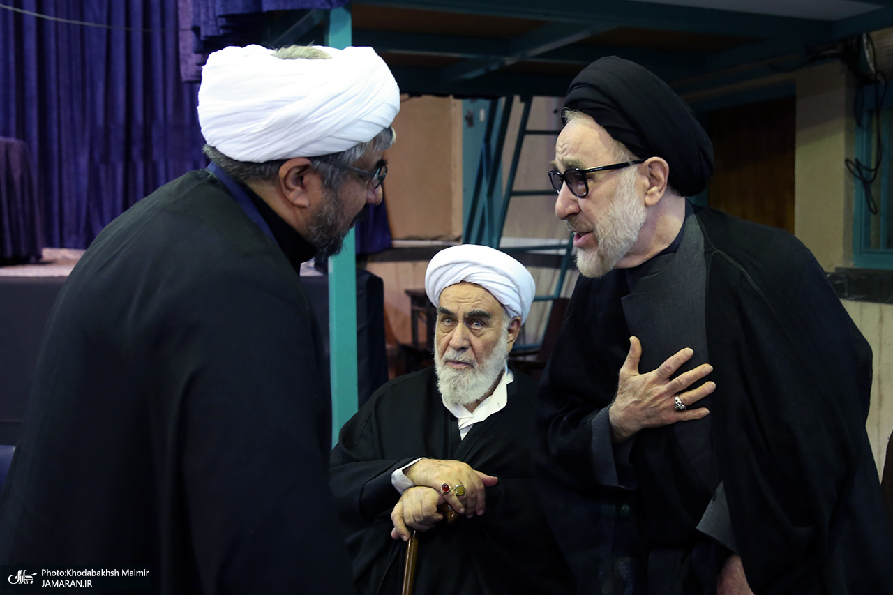 مراسم تشییع آیت الله شیخ حسن صانعی