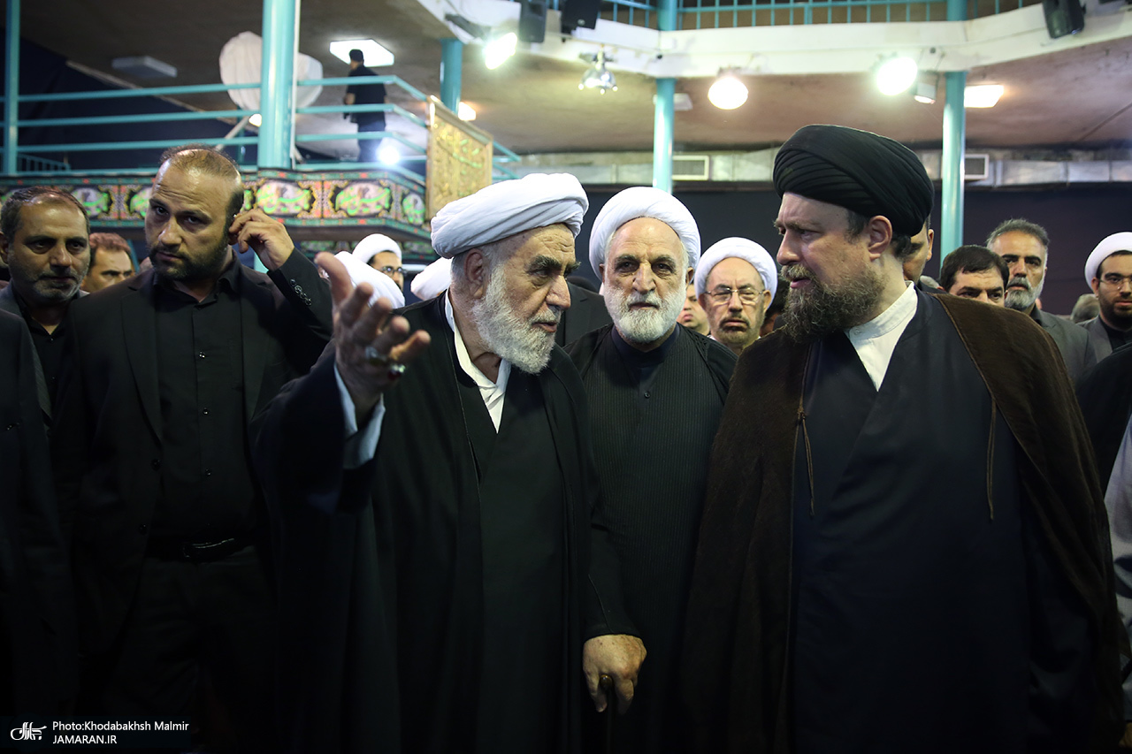 مراسم تشییع آیت الله شیخ حسن صانعی