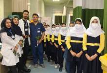 کار زیبای دانش‌آموزان یک مدرسه در بیمارستان شهید جلیل یاسوج (+ تصاویر)  <img src="/images/video_icon.png" width="11" height="10" border="0" align="top">