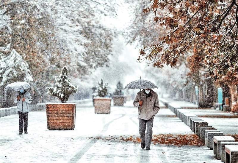 هشدار بارش باران و برف در ۱۶ استان