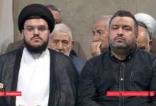 تصاویر| حضور فرزندان شهید سید حسن نصرالله در مراسم بزرگداشت شهدای خدمت در تهران