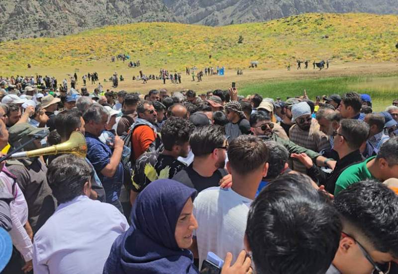 گزارش تصویری همایش کوه گل با حضور تاجگردون و بهرامی  