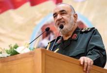 اولین تصویر از پیکر سردار شهید سلامی فرمانده کل سپاه در معراج شهدا
