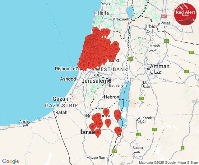 صدور هشدارهای جدید در مناطق مختلف سرزمین‌های اشغالی از جمله تل‌آویو