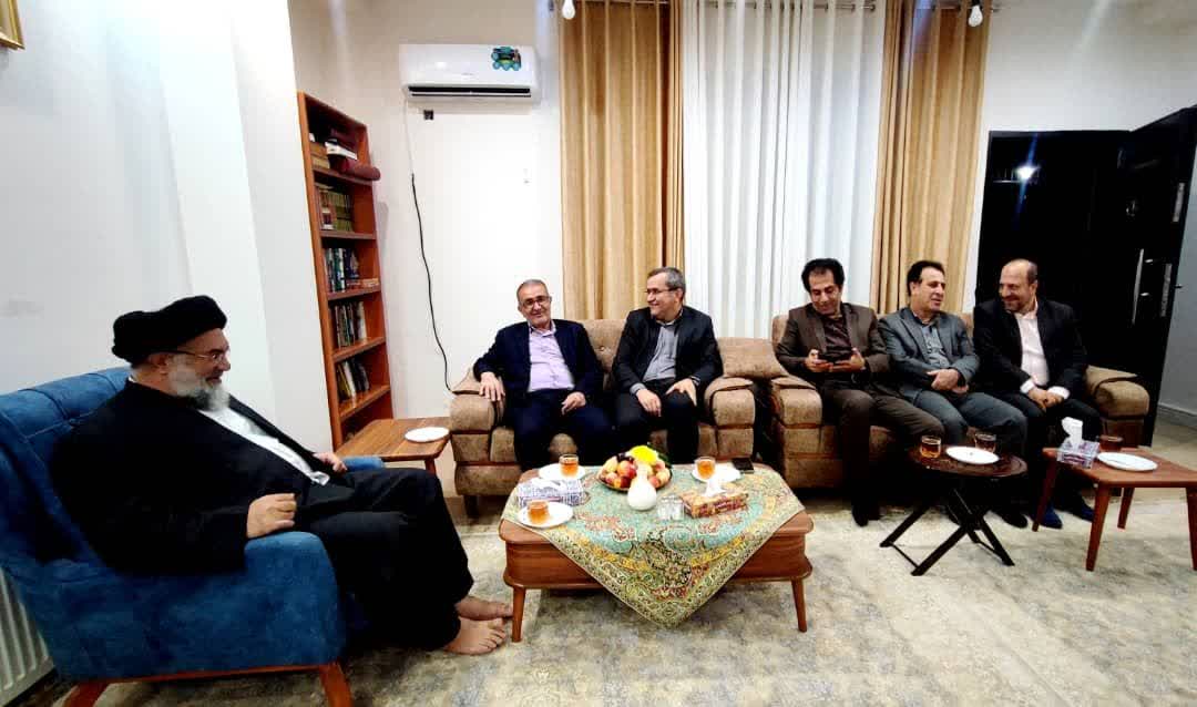 تصاویر | دیدار مردادی  رحمانی با امام جمعه یاسوج