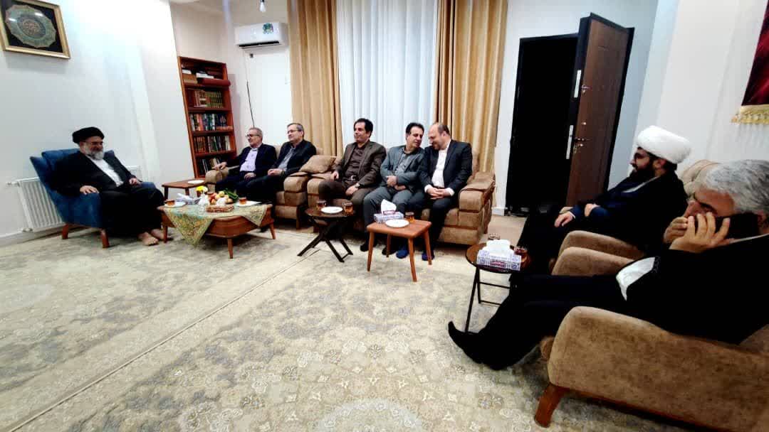 تصاویر | دیدار مردادی رحمانی با امام جمعه یاسوج