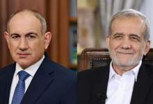 گفت‌وگوی تلفنی نیکول پاشینیان و پزشکیان
