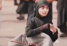 دختر گچسارانی، با نقش‌آفرینی در مسیر پیاده‌روی کربلا به حمایت از کودکان غزه می‌پردازد +فیلم