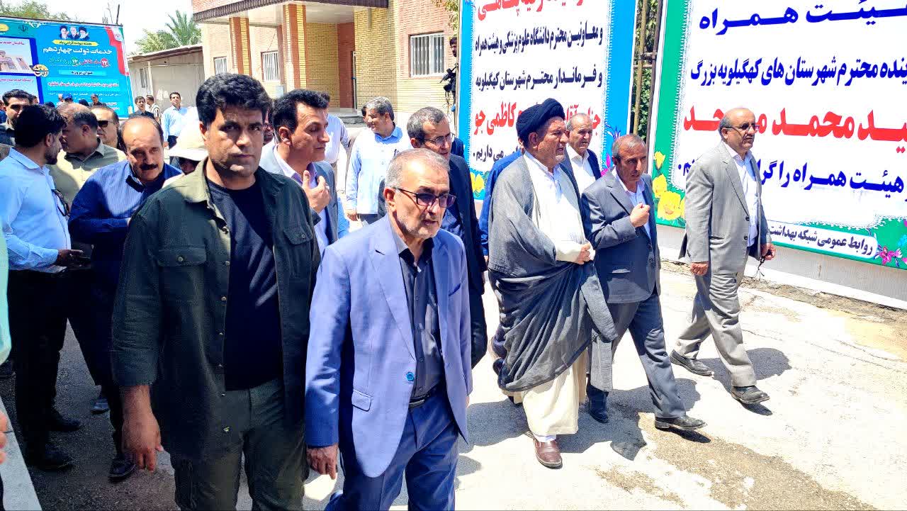 تصاویر | افتتاح ساختمان بهداشت و درمان شهرستان کهگیلویه پس از ۹ سال وقفه با حضور استاندار / چه عواملی باعث این وقفه شدند؟