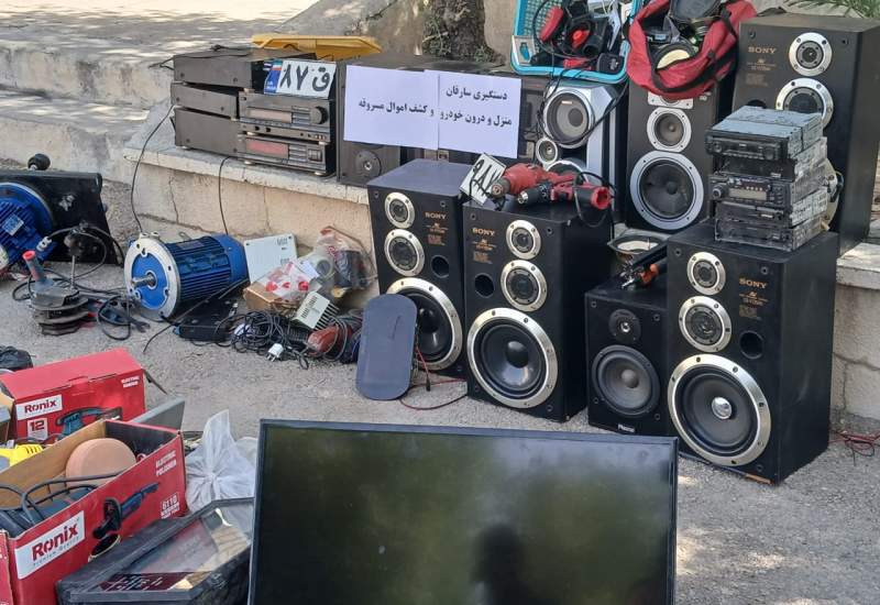 فیلم|دستگيري سارقان درون خودرو و منازل در گچساران
