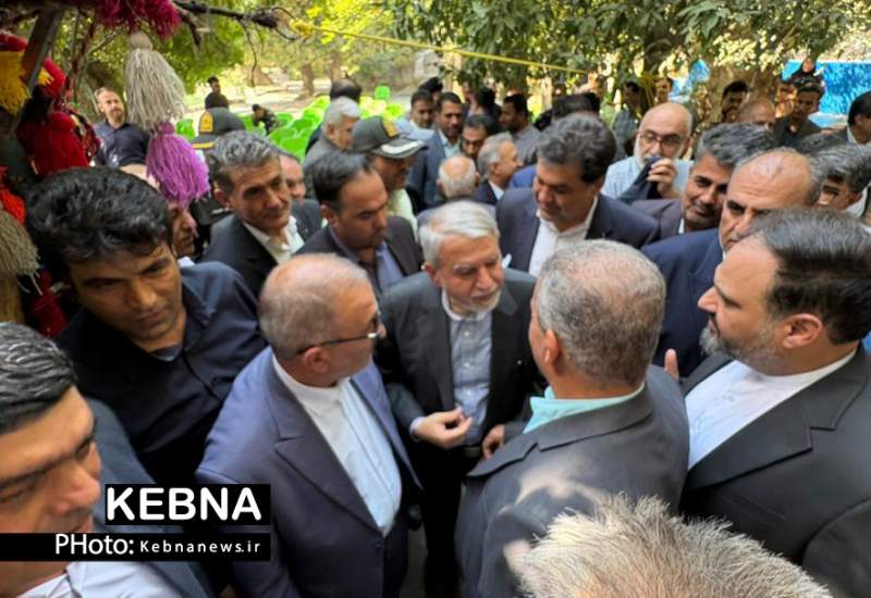 تصاویر | وزیر میراث‌فرهنگی در چشمه بلقیس چرام  <img src="/images/picture_icon.png" width="11" height="10" border="0" align="top">