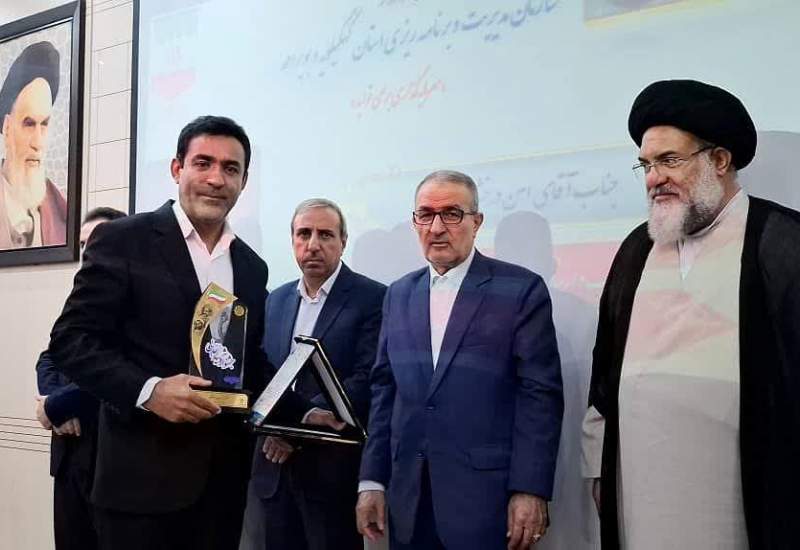 رکوردشکنی امین درخشان؛ برای چهارمین سال پیاپی مدیرکل برتر استان شد