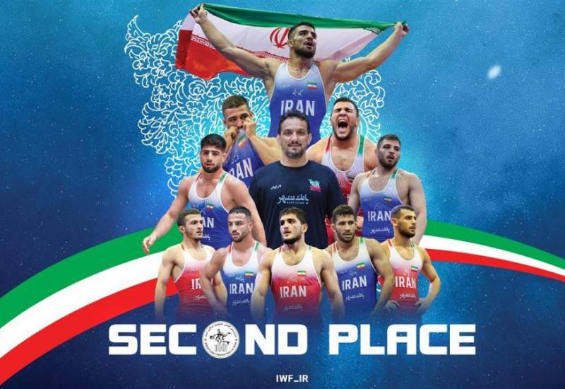 تیم کشتی آزاد امید ایران نایب قهرمان جهان شد تیم کشتی آزاد امید ایران نایب قهرمان جهان شد