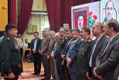 تصاویر | آیین تکریم و معارفه فرمانده ناحیه مقاومت بسیج گچساران  