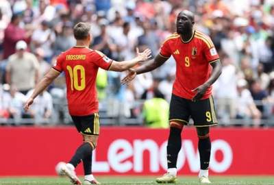 بلژیک 1 - مصر 1: فرار شیاطین سرخ از غافلگیری!  <img src="/images/video_icon.png" width="11" height="10" border="0" align="top">