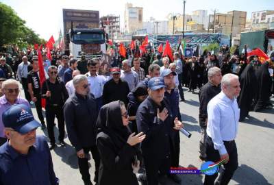 تصاویر| تشییع پیکر رهبر شهید انقلاب در گچساران  