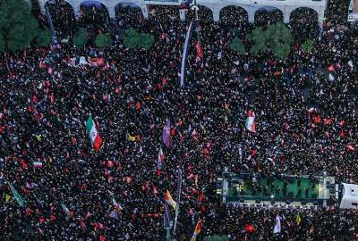 تصاویر هوایی | مراسم تشییع پیکر رهبر شهید ایران - مشهد - 2  