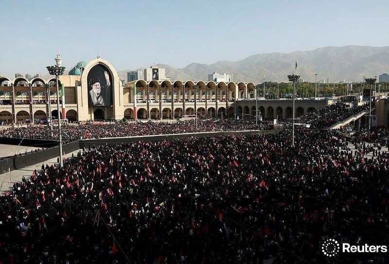 تصاویر رویترز از مراسم وداع با رهبر شهید انقلاب 