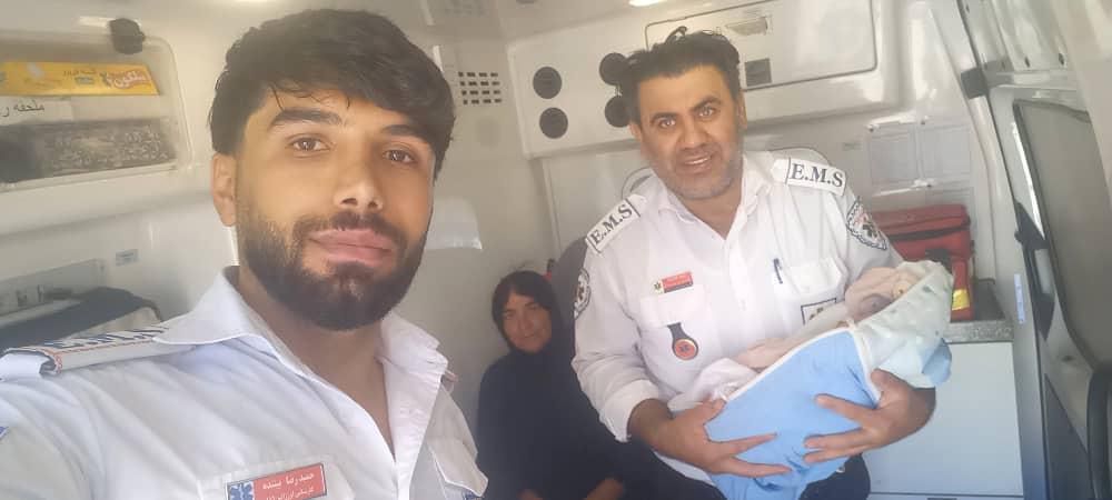 تصاویر | مأموریت موفق اورژانس دیشموک؛ تولد نوزاد در شرایط اضطراری در روستای دلی ده احمد